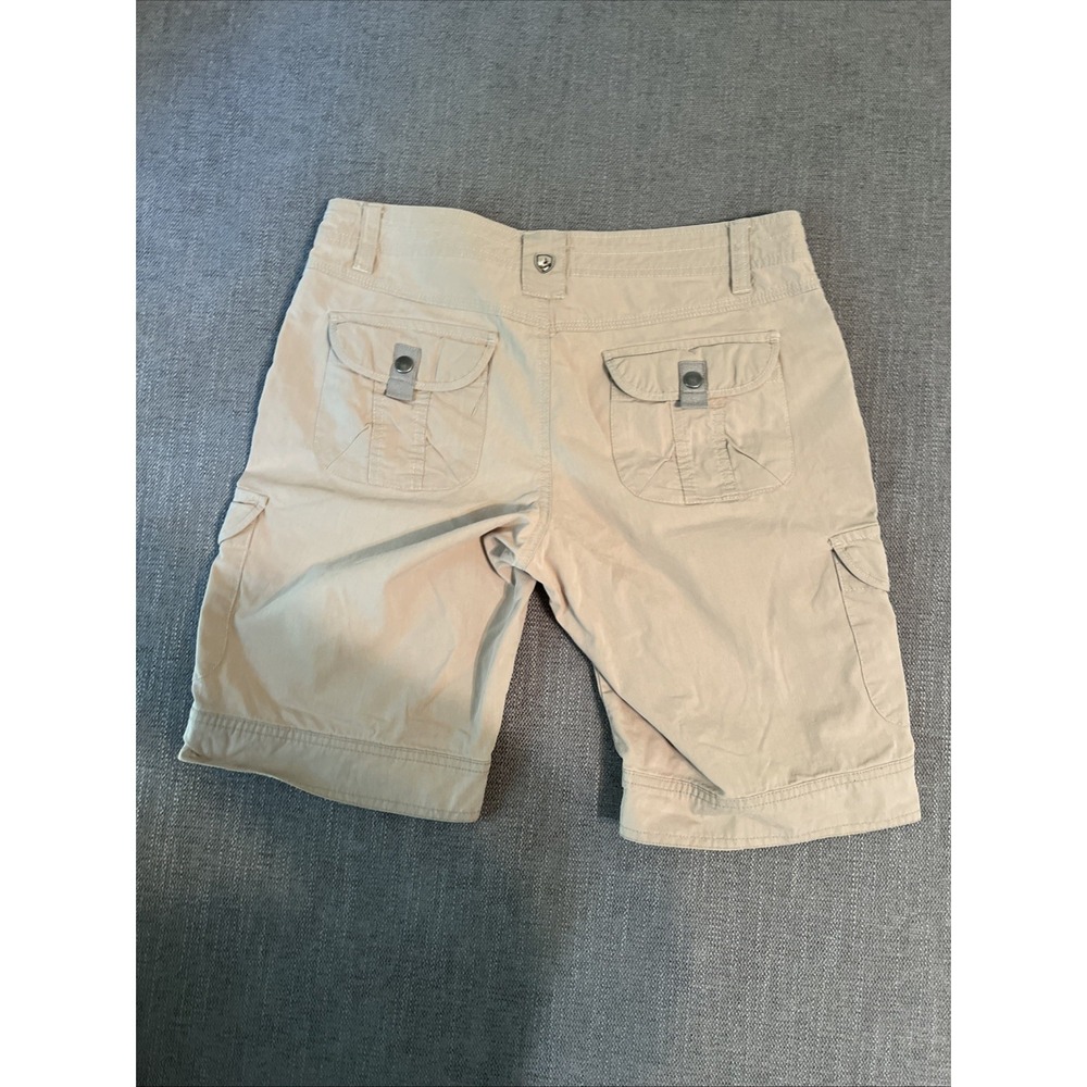 Kuhl Women's SPLASH 10 Inseam Vtg Patinadye Cargo Shorts Beige Sz 6 Hiking - Picture 10 of 12